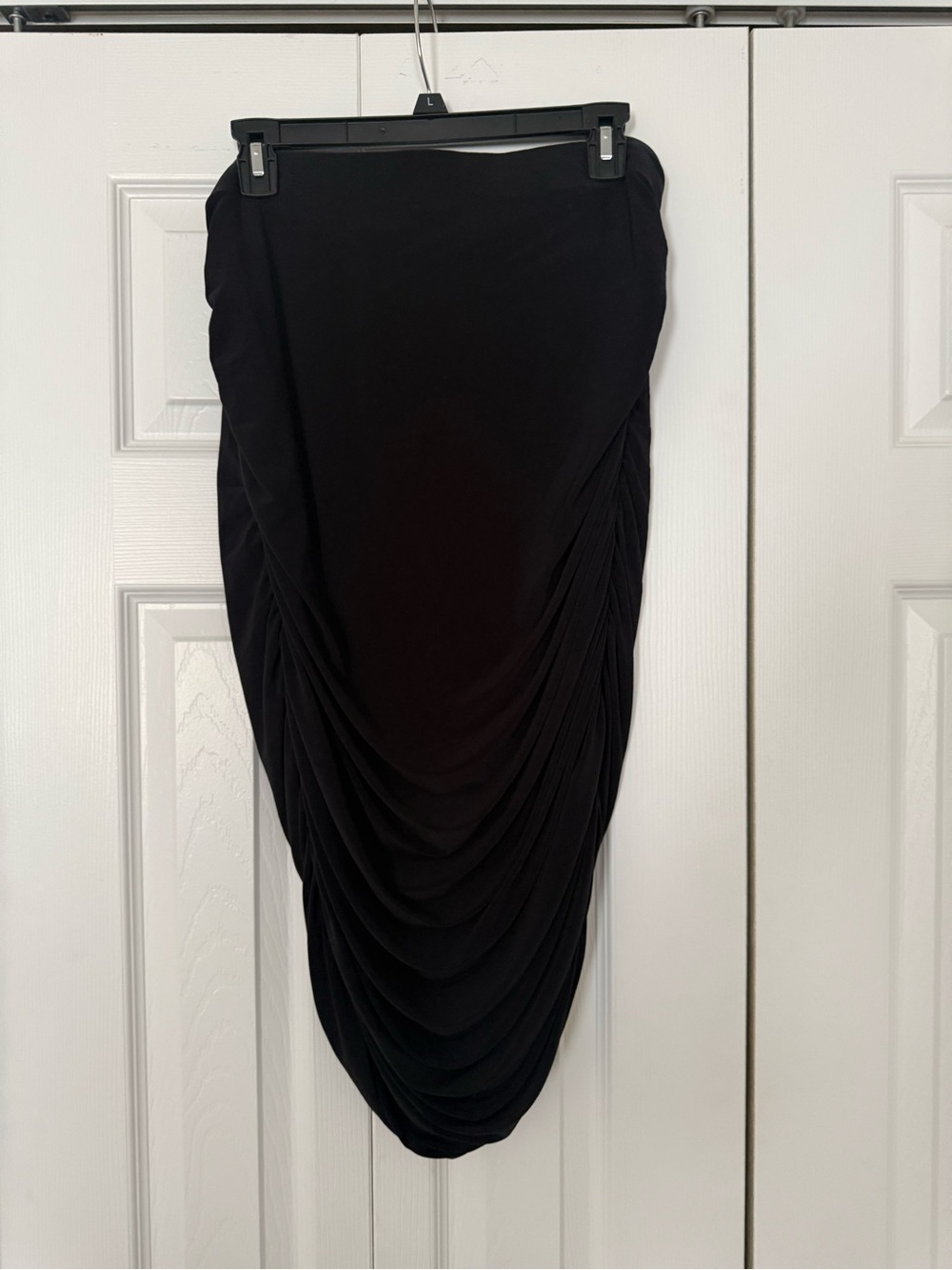 Express Black Rouched Womenβs Skirt (matching top also listed)